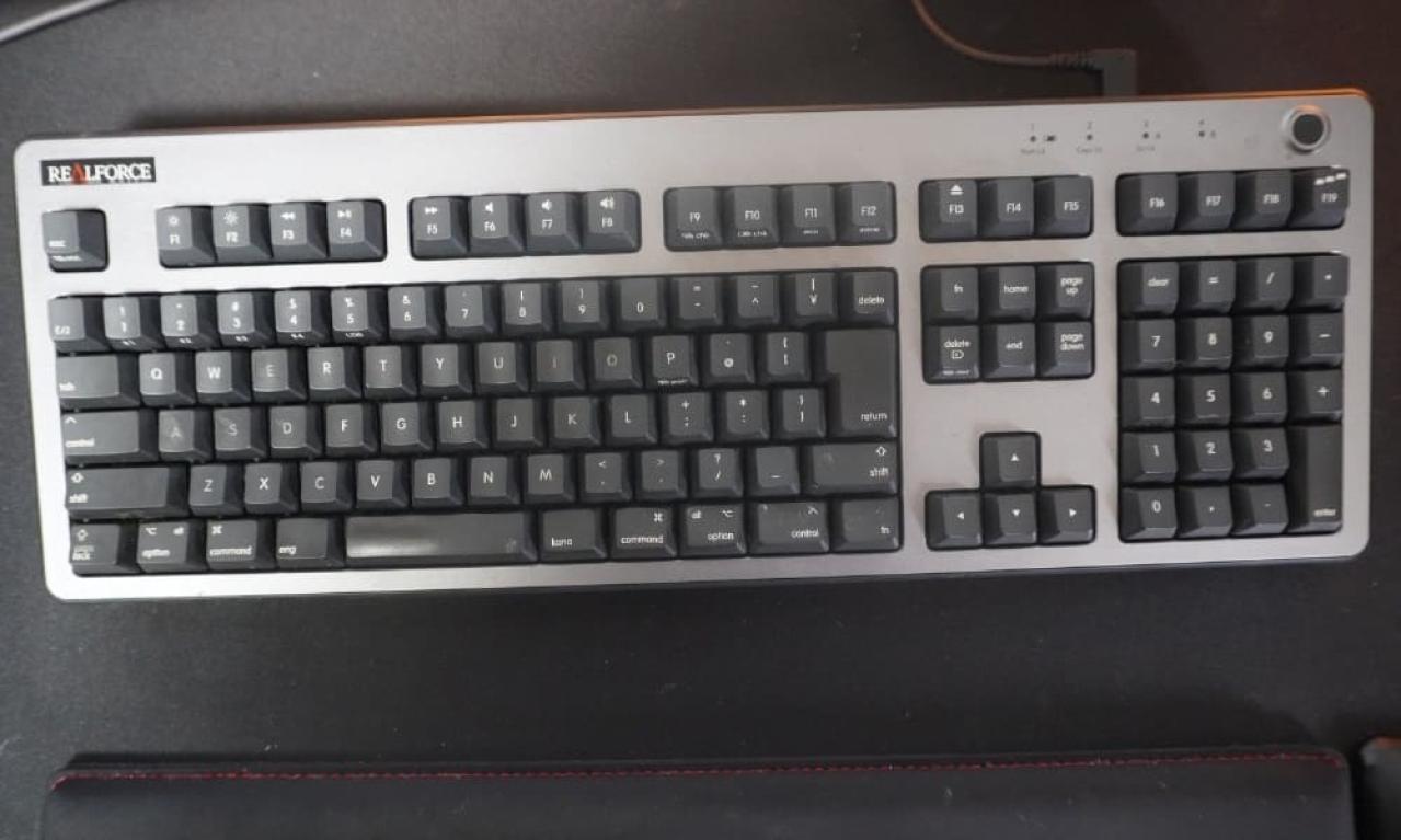 東プレ REALFORCE R3 R3HE11 Mac仕様のメカニカルキーボード